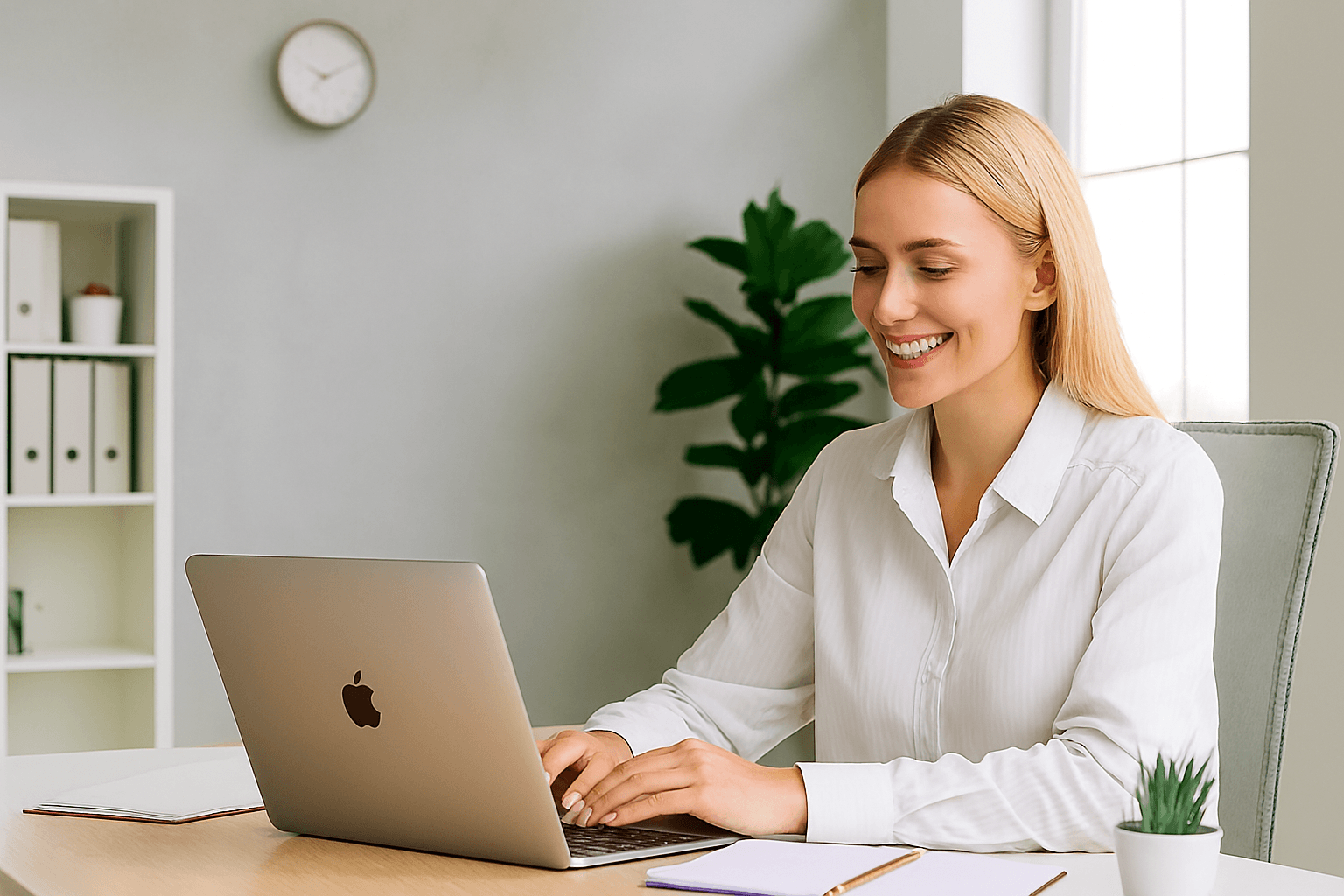 Professional working