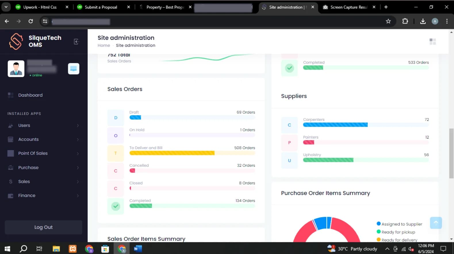 Order Management & ERP System